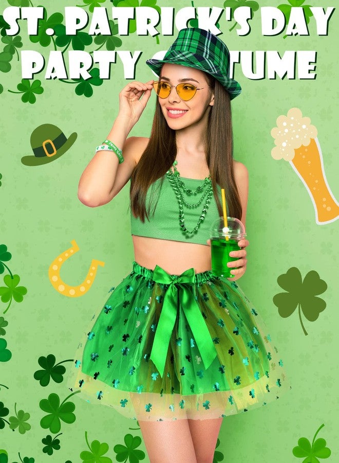 Funtery 14 Pcs Women St. Patrick's Costume St Patricks Day Accessories Female Irish Leprechaun Costumes for St Patrick Decor - Image 2